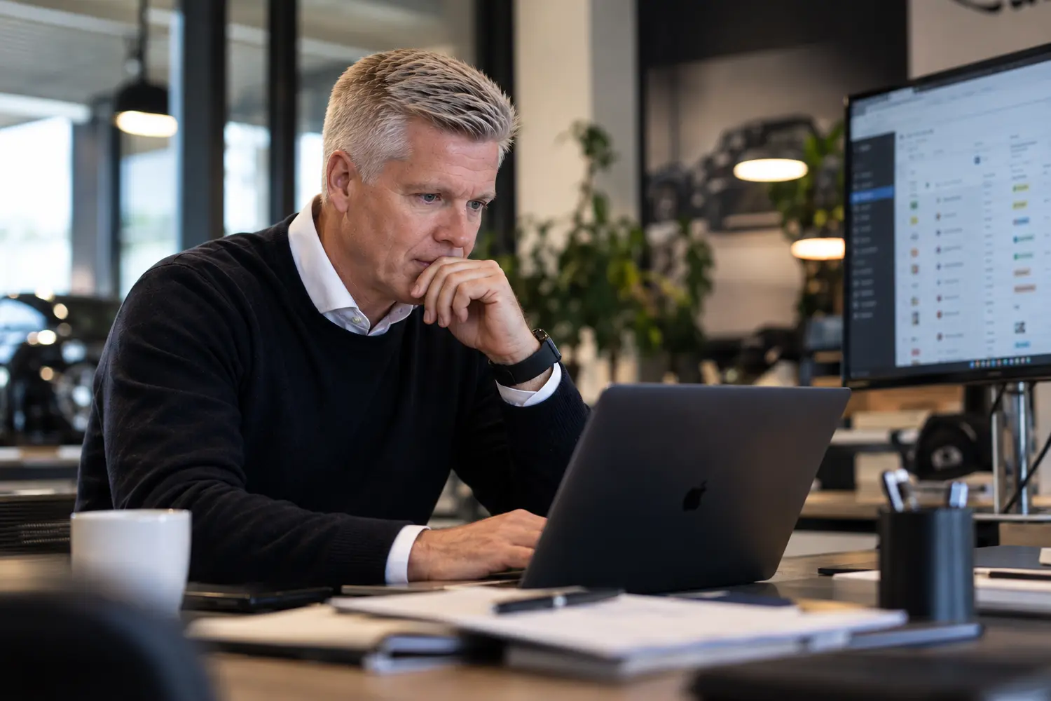 Peter Brandt-Clausen arbejder koncentreret med analyse og strategisk retning
